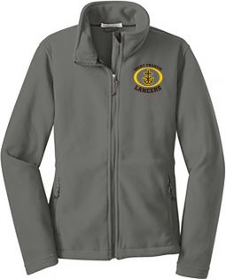 Ladies Fleece Jacket, Deep Smoke